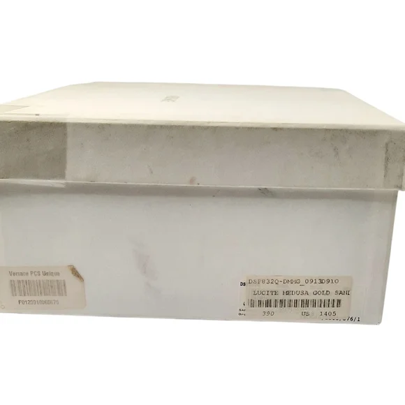 vintage Versace purple high-heeled sandals with an ankle strap. SZ 37.5EU/7.5US - Picture 8 of 9